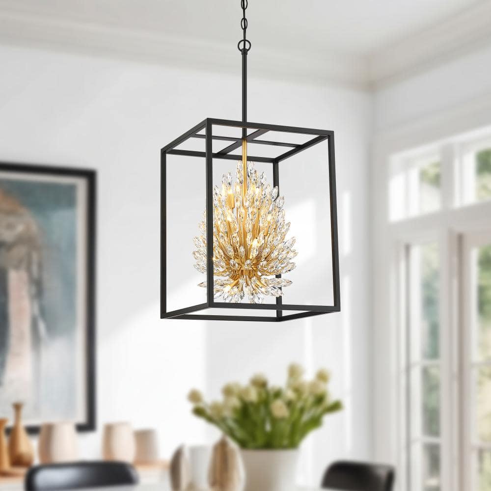 "32""H 20-Light Modern Crystal Starburst Chandelier in Open Frame for Dining Room Kitchen Island" price history on PriceWatchPro