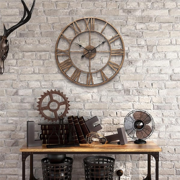 NEW Grand Designs Home Collection Ash Wall Clock 