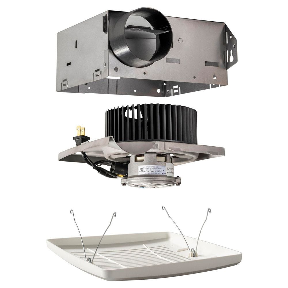 NuTone White Galvanized Steel 50 CFM Wall/Ceiling Exhaust Fan