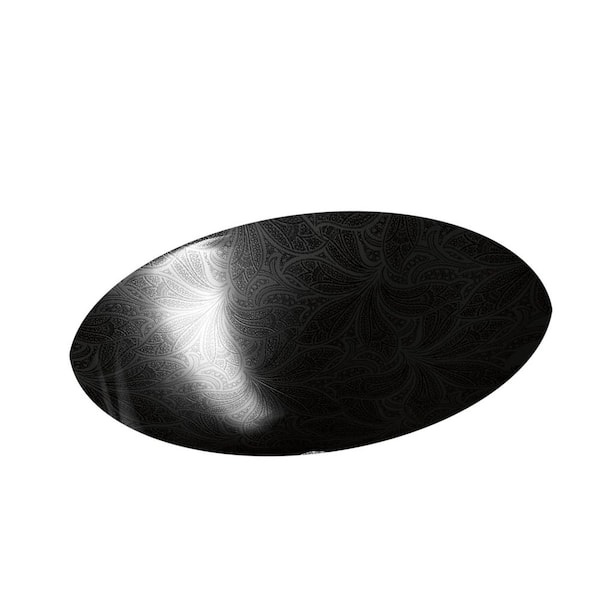 Unbranded Sartorial Vessel Sink in Paisley in Black on Caxton