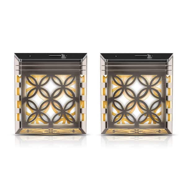 YANSUN 1-Light 3000K Plug-In Night Light with Dusk to Dawn Sensor Adjustable Brightness Nightlights for Hallway(2-Pack)