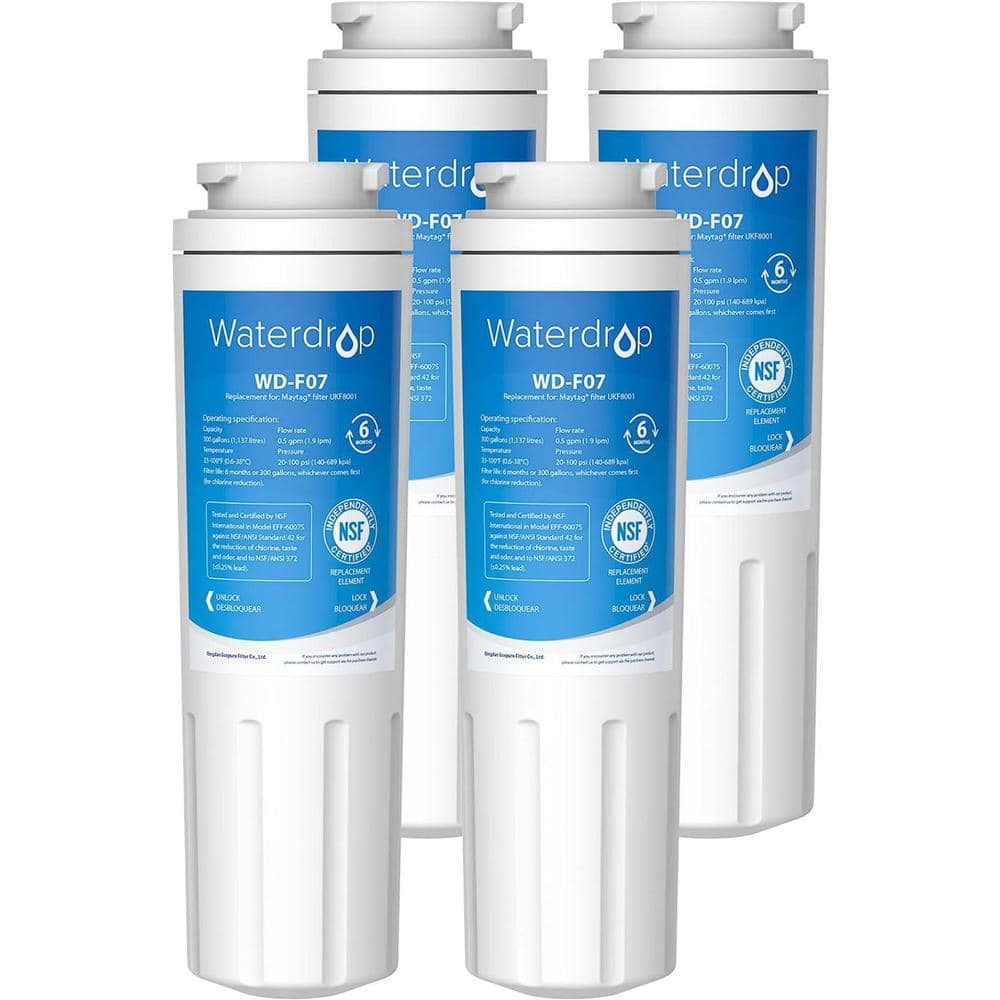 Waterdrop Refrigerator Water Filter Replacement for Whirlpool EDR4RXD1