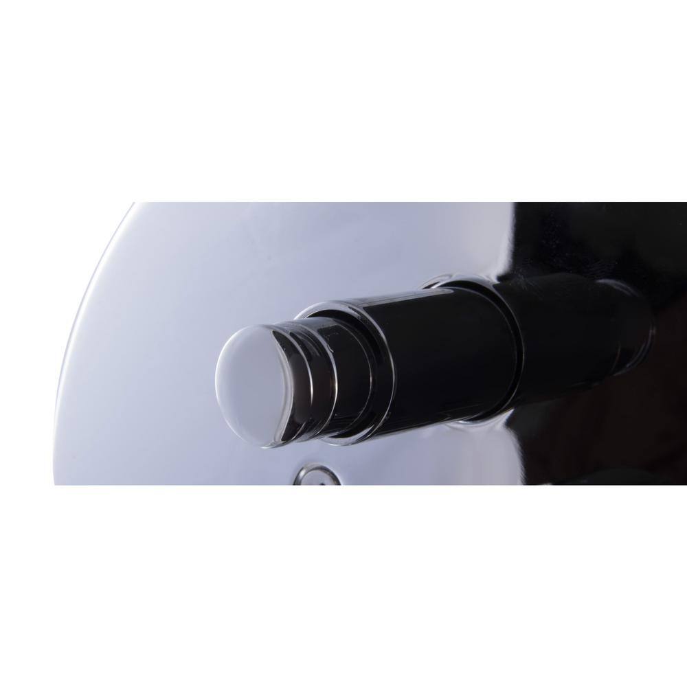 Polished Chrome Round Shower Mixer with Diverter