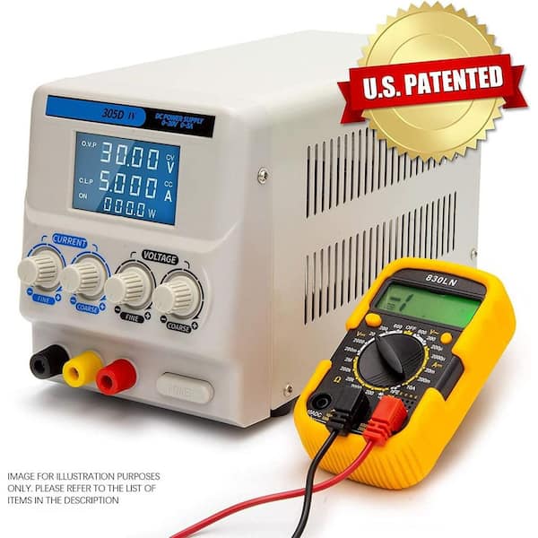 Yichuhaoxi Regulated Variable DC Power Supply 0-5A 0-30V with