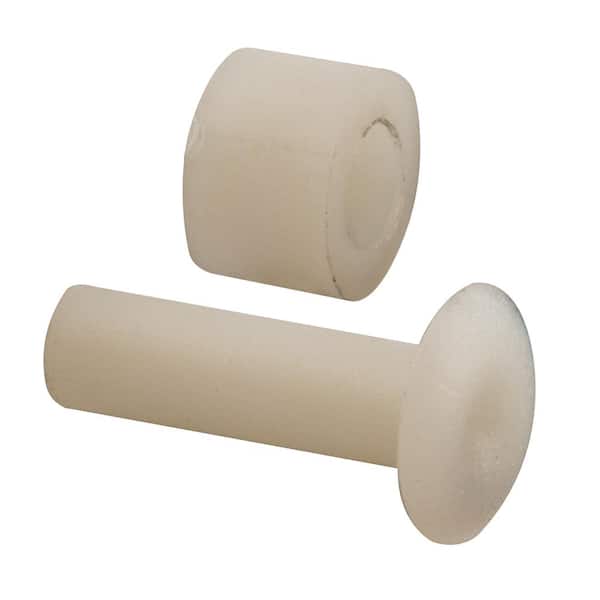 Prime-Line Sliding Window Roller, with Axle Pins, 7/32 in. Flat Nylon (4-pack)