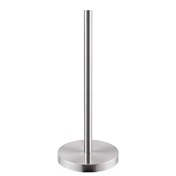 Bath Freestanding Toilet Paper Holder Tissue Roll Storage Stand Hand Towel Holder in Stainless Steel Brusher Nickel