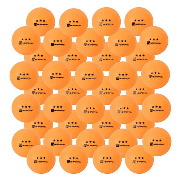 1.57-in., 3-Star Ping Pong Balls, 40-Pack 40mm Official Size Table Tennis Balls with Durable Bounce and Pro Spin Control