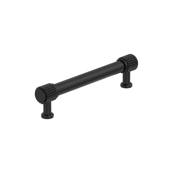 Farewind 5-1/16 inch (128mm) Center-to-Center Matte Black Bar Cabinet Pull