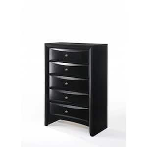 Amelia Black 32 in Chest of Drawers