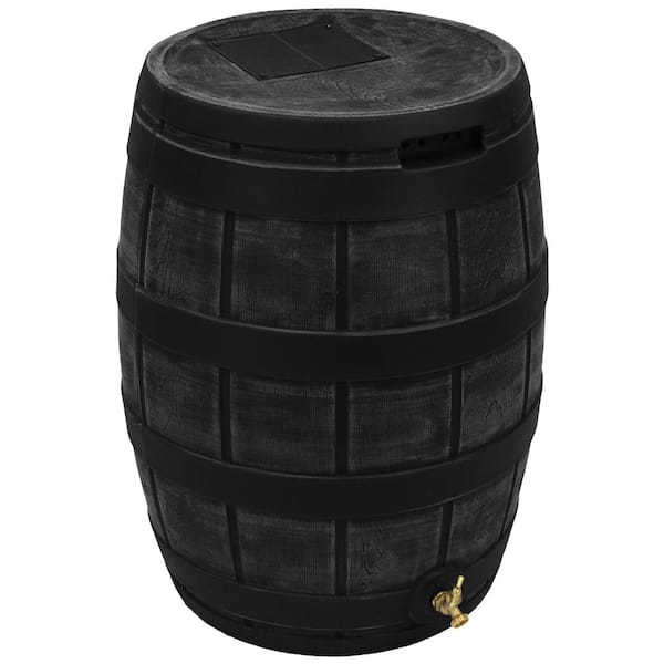 Rain Vault 50 Gal. Black Rain Barrel