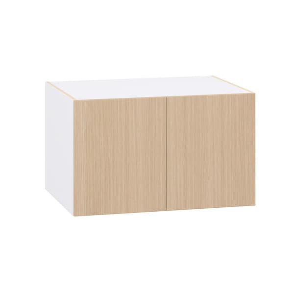 Timberline 33 in. W x 24.5 in. D x 20 in. H Assembled Shaker Wall Bridge Kitchen Cabinet in Mojavi Oak