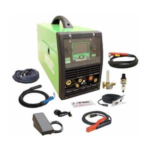 HURRICANE 220 MTS-C 225 Amp 120/240 Volts AC-DC MIG/TIG/Stick Multi-Process Welder with Plasma