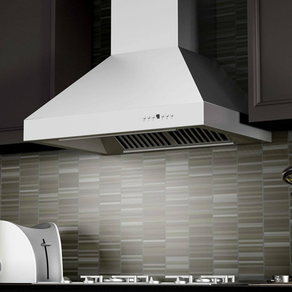 36" Stainless Steel Wall Mounted Convertible Range Hood