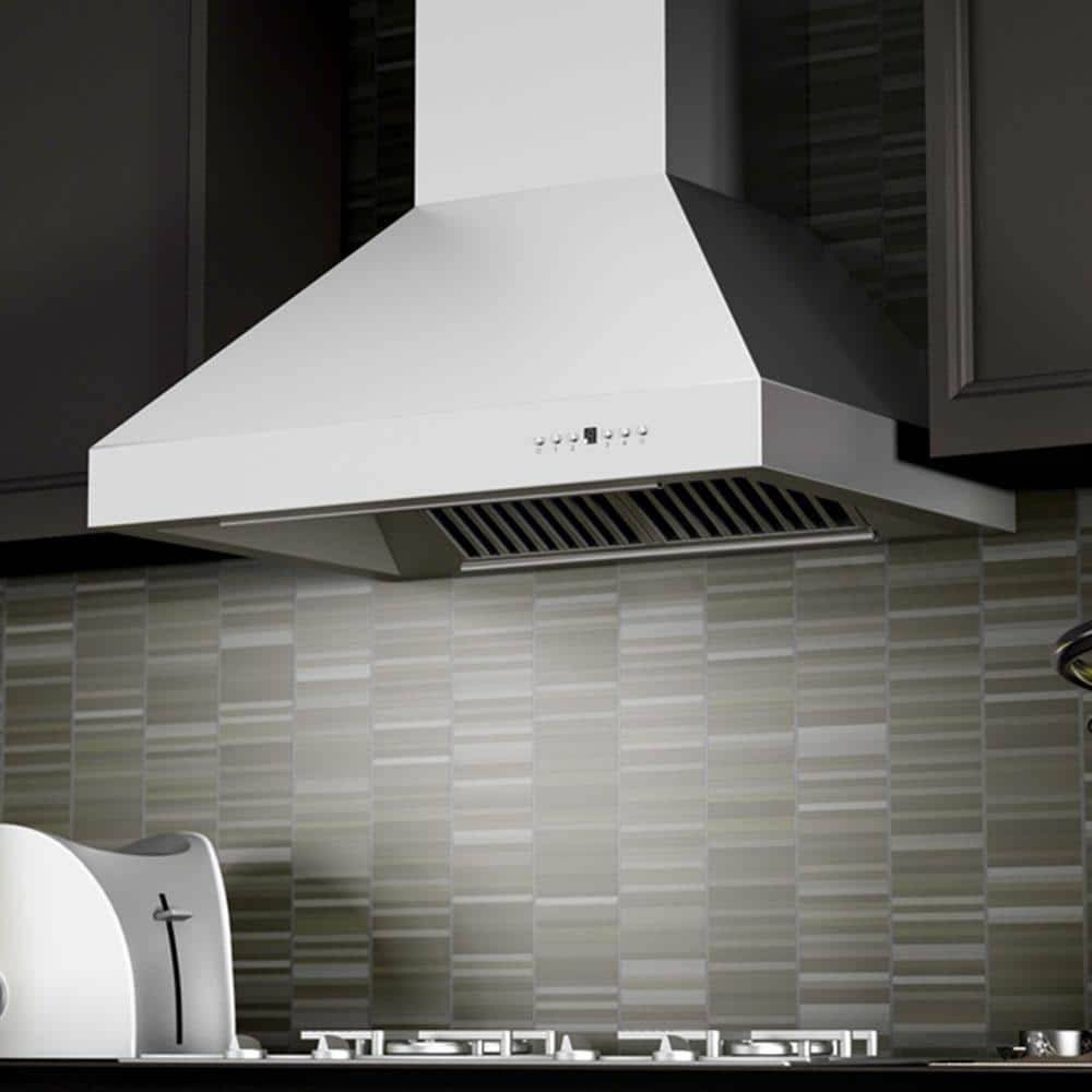 42-inch Stainless Steel Wall Mounted Convertible Range Hood