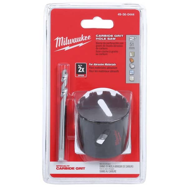 2 in. Carbide Grit Hole Saw with Pilot Bit