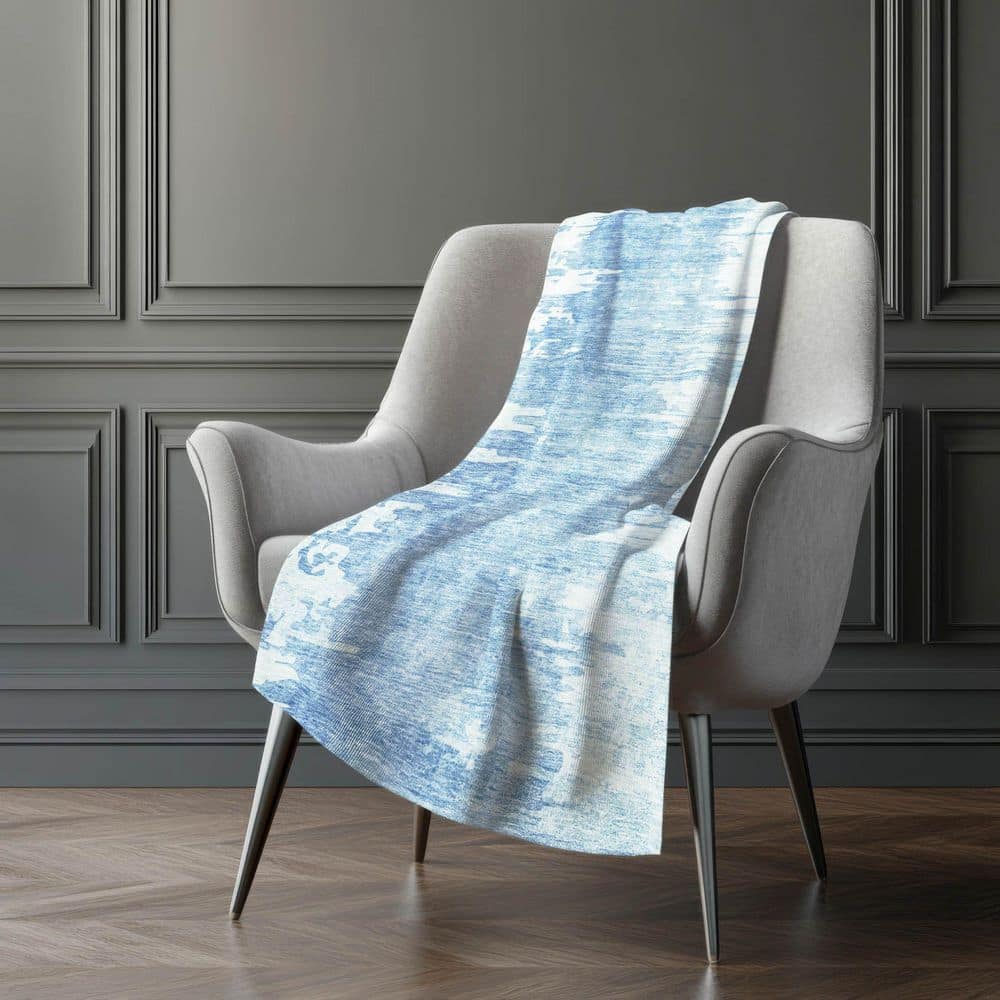 Premium Machine Washable ASB705 Sky 50 in. x 70 in. Sherpa Throw Blanket price history on PriceWatchPro
