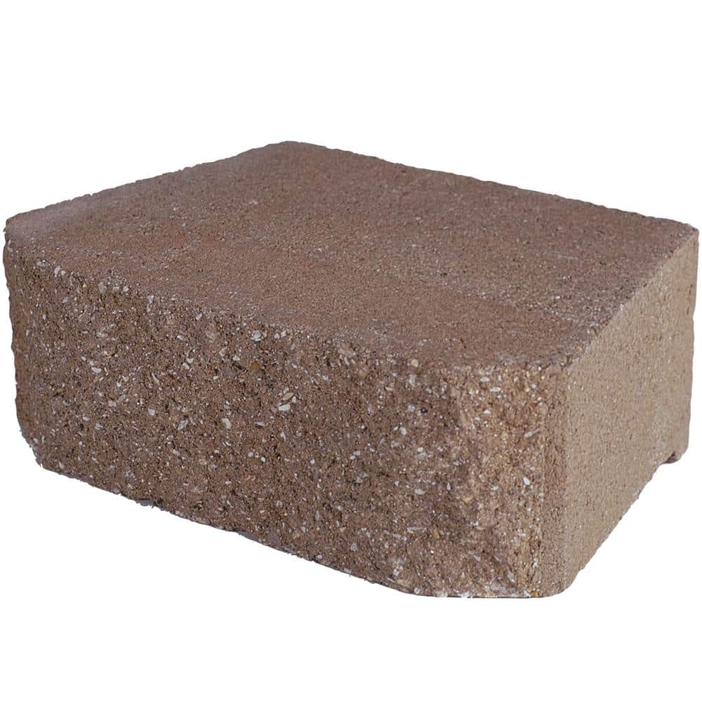 Pavestone 4 in. H x 11.63 in. W x 6.75 in. L Savannah Retaining Wall Block ( 144 Pieces/ 46.6 Sq. ft./ Pallet) -  81127