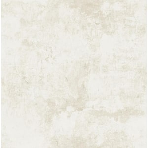 Spatula Marble Cream Paper Non - Pasted Strippable Wallpaper Roll (Cover 56.05 sq. ft.)