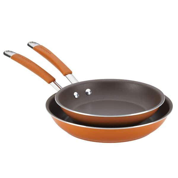 Rachael Ray Cucina Aluminum Stovetop Skillet Set With Nonstick Coating