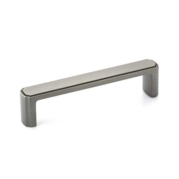 Richelieu Hardware Lorraine Collection 5 1/16 in. (128 mm) Antique Nickel Transitional Cabinet Bar Pull