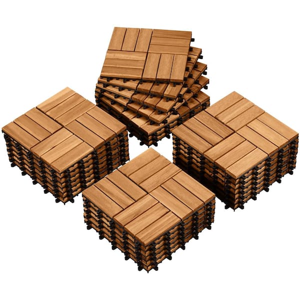 Patio 12 in. Interlocking Deck Tiles (27-Pack)