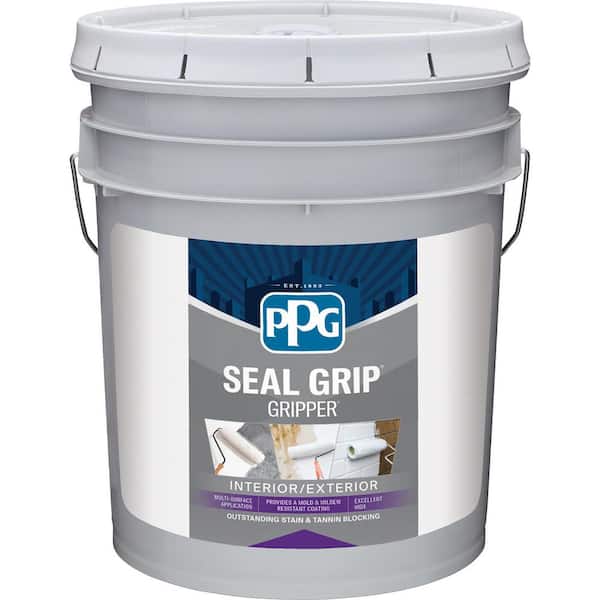 PPG SEAL GRIP Gripper 5 gal. White Interior/Exterior Acrylic Primer Sealer