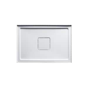 Brooklyn 32 in. x 48 in. Single Threshold Shower Base with Center Hidden Drain in Glossy White