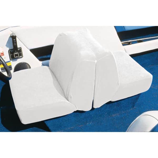 Taylor Made Terry Cloth Back to Back Lounge Seat Cover in White