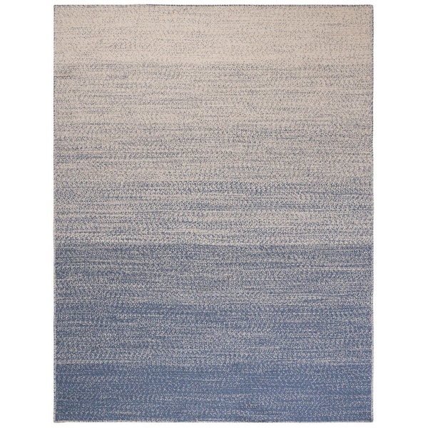 Natural Fiber 6 ft. x 9 ft. Natural/Gray Ombre Area Rug
