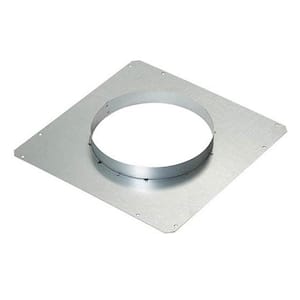 Range Hood Front Panel Rough-In Plate with 8 in. Round for Lift Downdraft