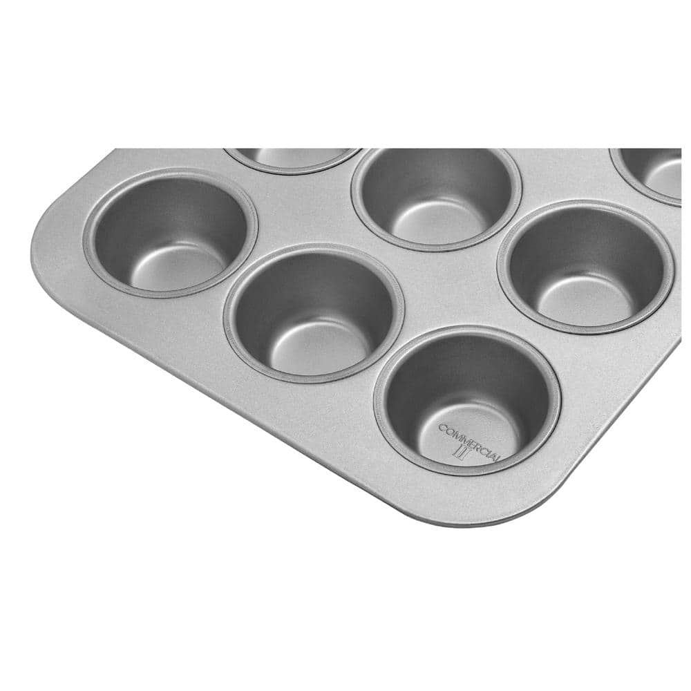 Heavy-Duty Nonstick 12-Cup Aluminized Steel Muffin Pan