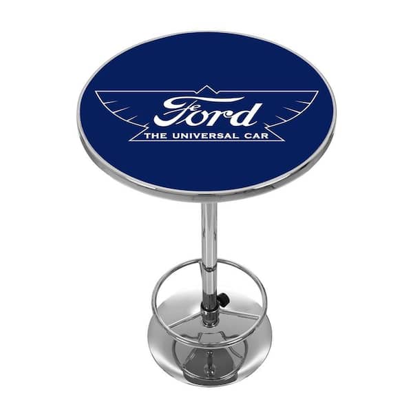 Ford The Universal Car Chrome Pub/Bar Table