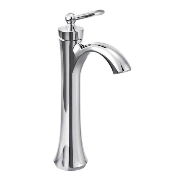 Wynford 1 Handle Vessel Sink Faucet in Chrome (Valve Included)