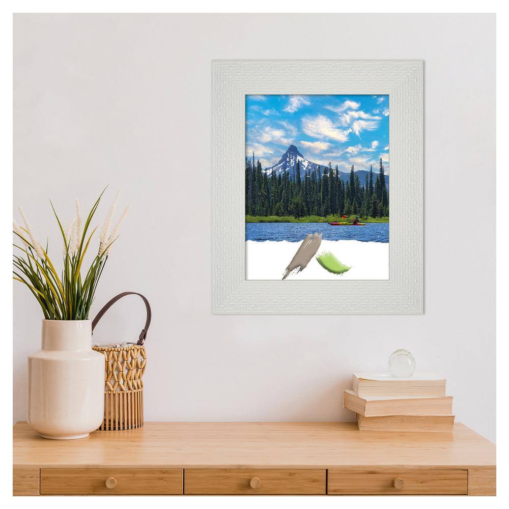 Mosaic White Textured 11x14 Picture Frame