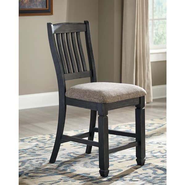 Tyler Creek Brown Polyester Counter Height Bar Stool