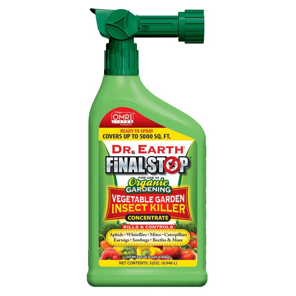 Dr Earth 32 Oz Ready To Spray Vegetable Garden Insect Killer 100528692 The Home Depot