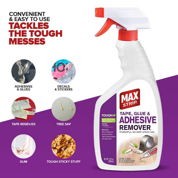 RE-MOV Adhesive & Silicone Remover, Ready-to-Use Non-Solvent Based - Spray 1 qt Bottle - Quart [price Is per Bottle]