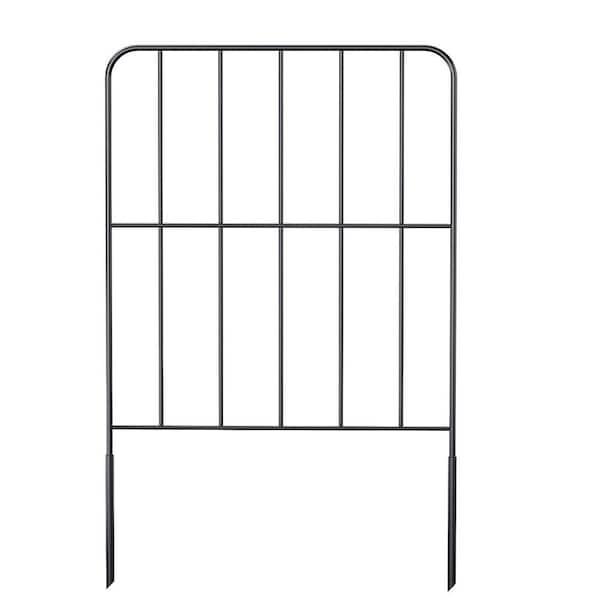 Oumilen 10 ft. L x 24 in. H Square Metal Garden Fence Rustproof Wire Fencing Border Decorative (10-Pack Total)