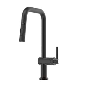 Single-Handle Pull Down Sprayer Kitchen Faucet with High-arc Spout in Oil Rubbed Bronze