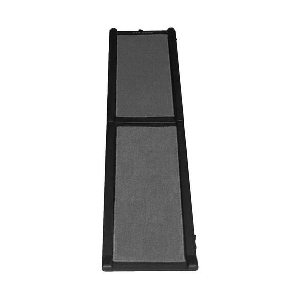 Pet Gear 66 in. L x 16 in. W x 4 in. H Grey Carpeted Ramp