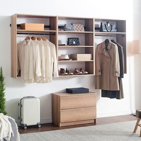 Klair Living Devi Series 31.5-31.5 in. W Oak Freestanding 2