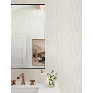 Baris Gold Stipple Stripe Textured Non-pasted Paper Wallpaper