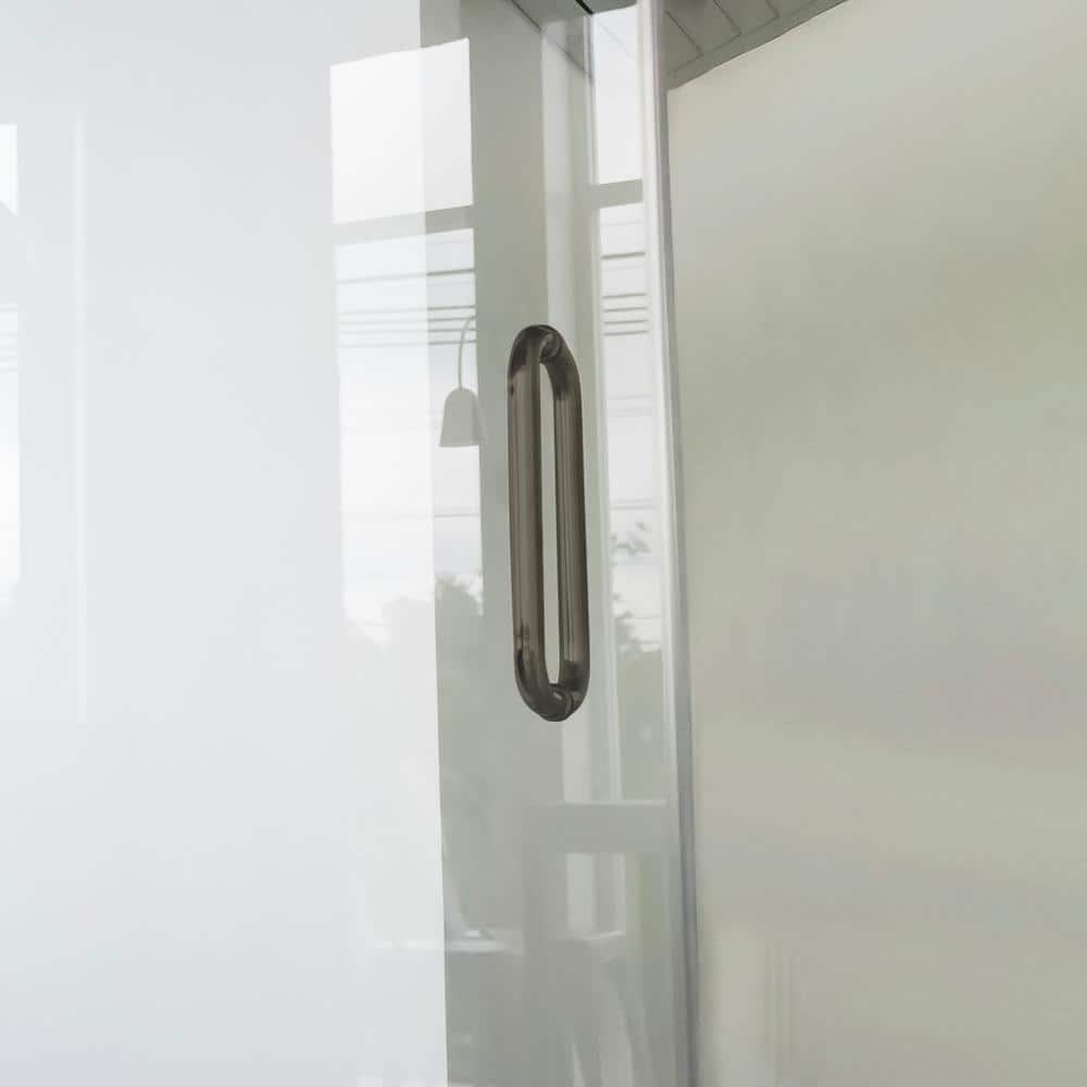 8" Brushed Nickel Back to Back 'C' Pull Handle