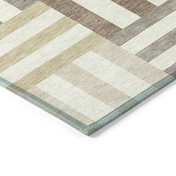 Chantille Machine Washable Indoor/Outdoor Abstract ACN2332 Ivory 3 ft. x 4 ft. Area Rug