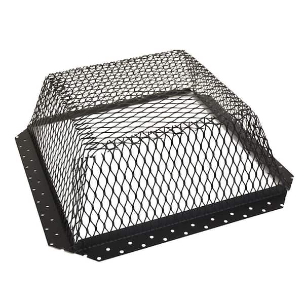 Master Flow 16 in. x 16 in. Roof Vent Cover in Black