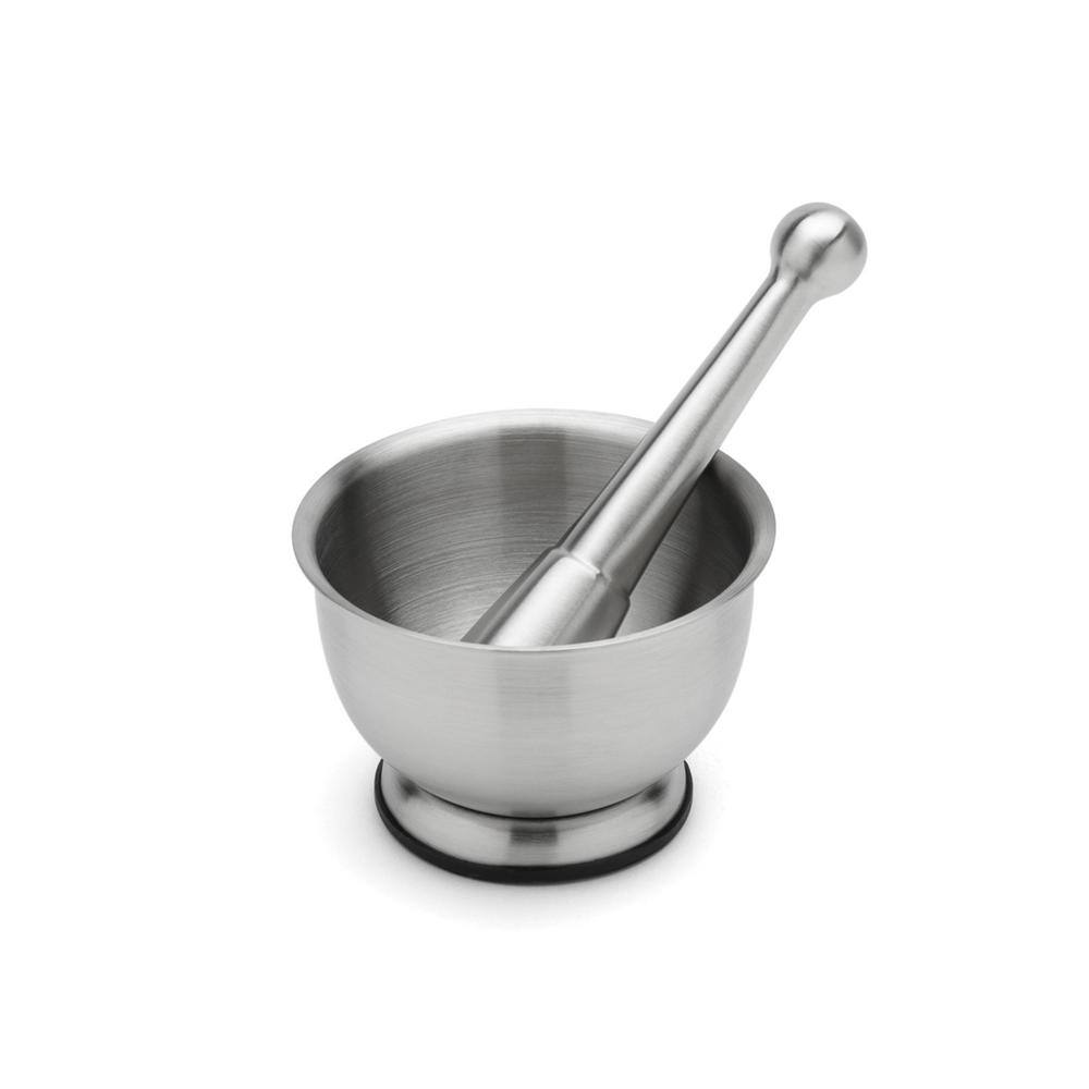 4.7 in. x 3.3 in. Stainless Steel Mortar and Pestle 4.7 in. x 3.3 in. Stainless Steel Mortar and Pestle