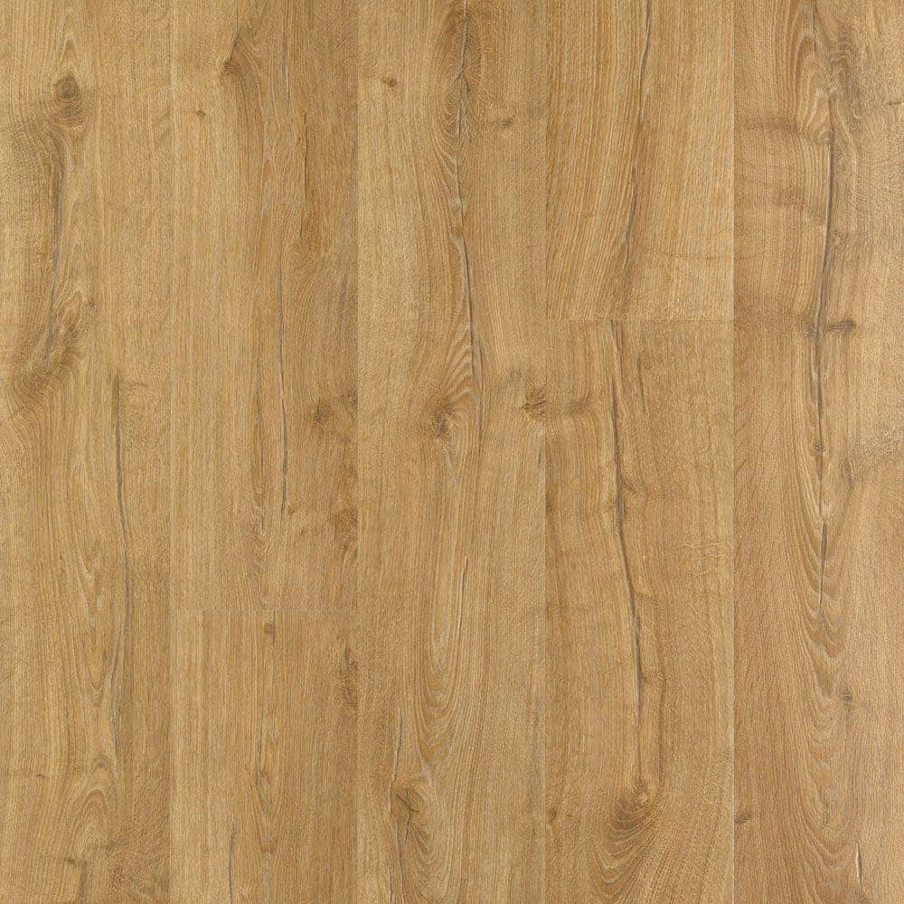 Pergo Outlast+ Marigold Oak 12 mm T x 7.4 in. W Waterproof Laminate Wood Flooring (19.6 sqft/case), Light