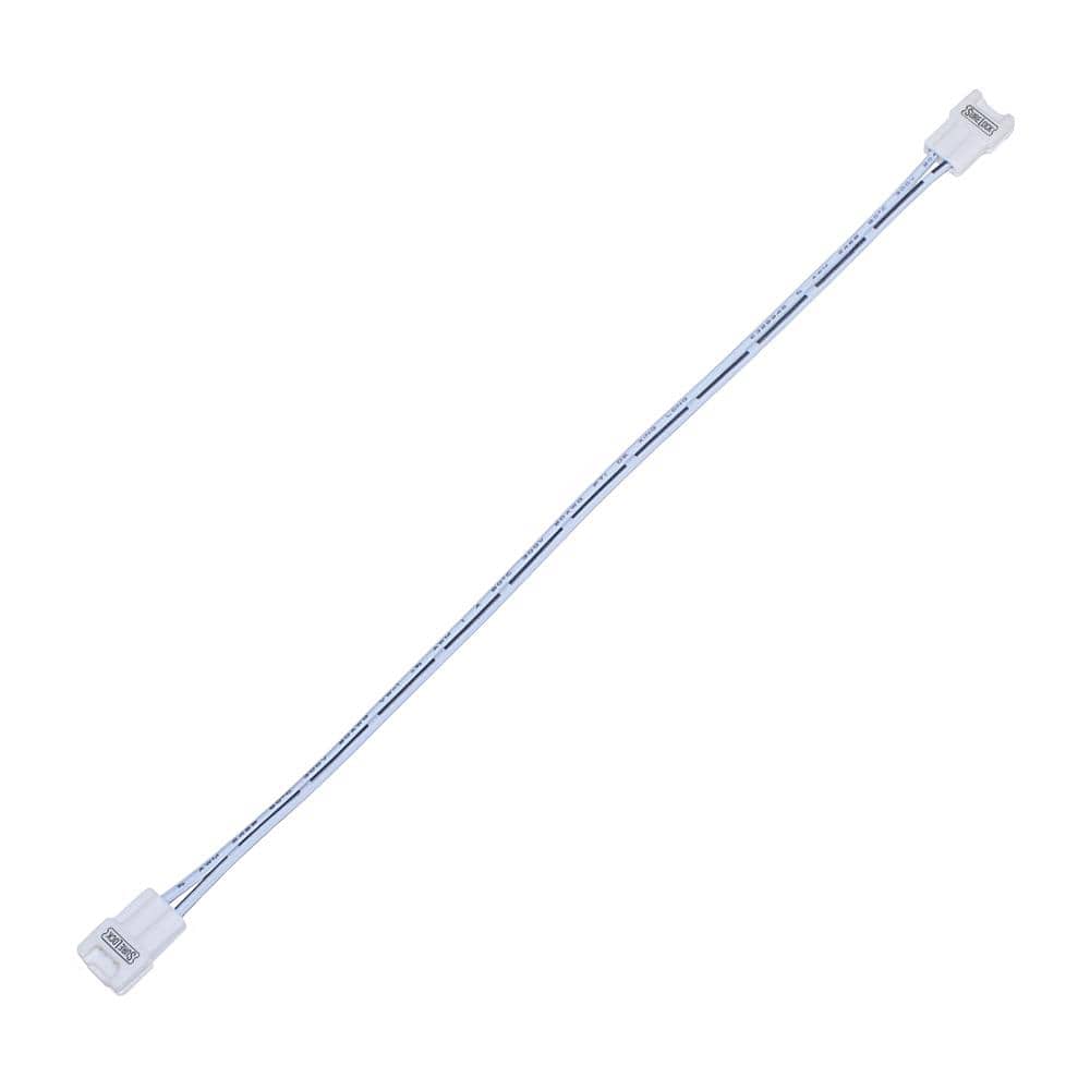 SureLock White LED Strip Light Wire Lead Connector, 5 Pack