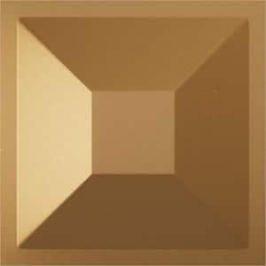 11 7/8 in. x 11 7/8 in. Diane EnduraWall Decorative 3D Wall Panel, Gold (Covers 0.98 Sq. Ft.)