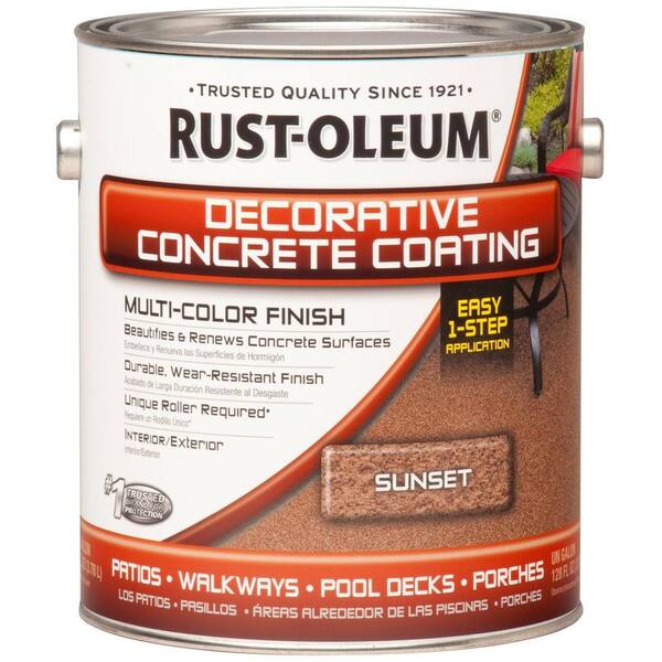 Rust-Oleum Concrete Stain 1 gal. Sunset Decorative Concrete Coating (Case of 2)